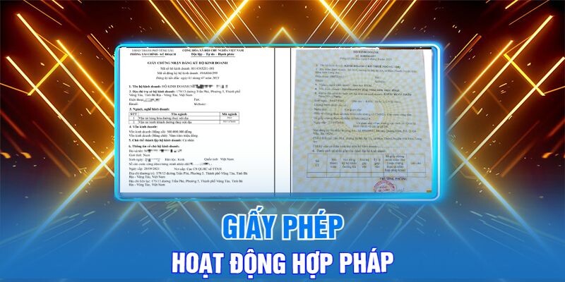 Giấy Phép Hoạt Động Hợp Pháp